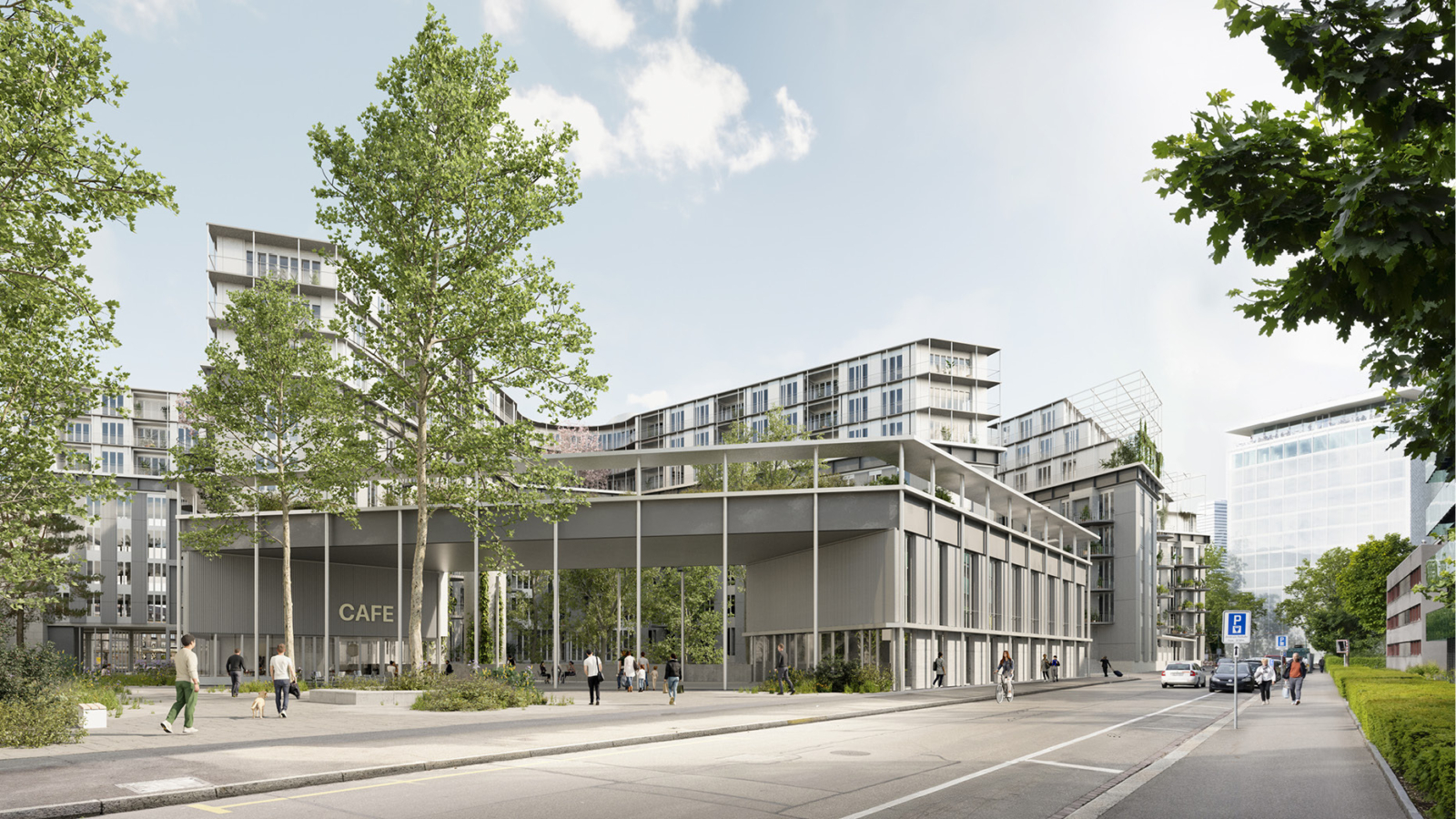 Visualisierung Richtprojekt Gartenstrasse